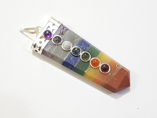 50 Natural Stones Pendant 7 Chakra Pendant Healing Crystal Reiki - Image 17