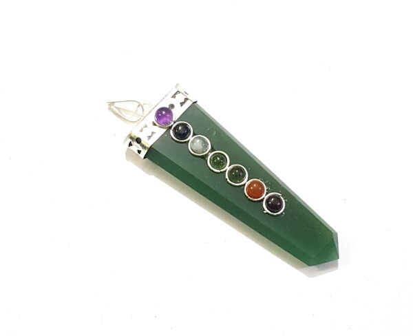 50 Natural Stones Pendant 7 Chakra Pendant Healing Crystal Reiki - Image 15