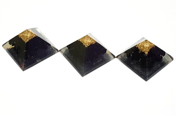 Black Tourmaline EMF Protection Small Orgone healing energy reiki chakra natural stone organite orgone pyramid beautiful and powerful aura - Image 4
