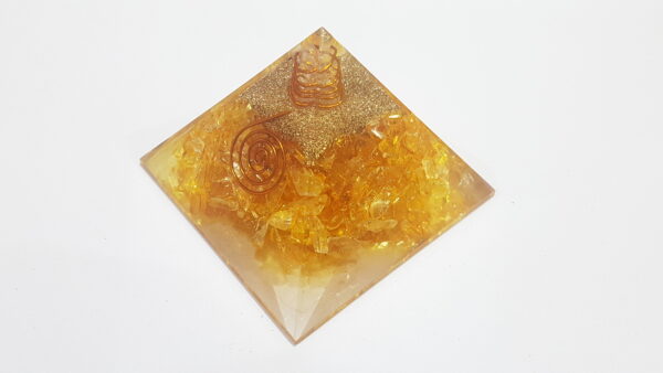 Citrine wealth prosperity emf protection aura energy pyramid - Image 2