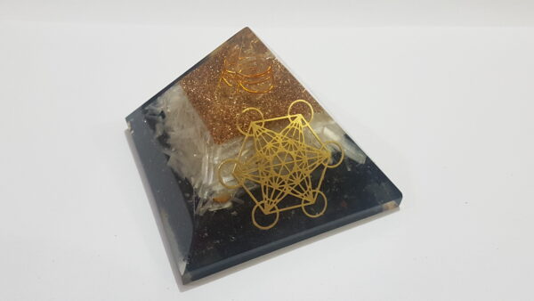 Metatron Cube 7 Chakra Black Tourmaline & Selenite Super Healing Crystal Quartz  EMF Protection Pyramid - Image 7
