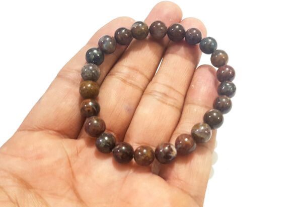 Pietersite Bracelet 8mm Healing Bracelet, 8mm Round Bead Bracelet - Image 4