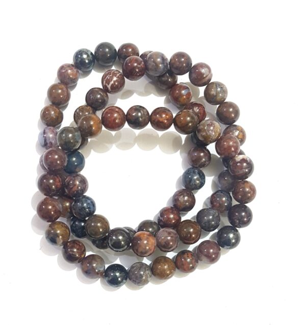 Pietersite Bracelet 8mm Healing Bracelet, 8mm Round Bead Bracelet - Image 9