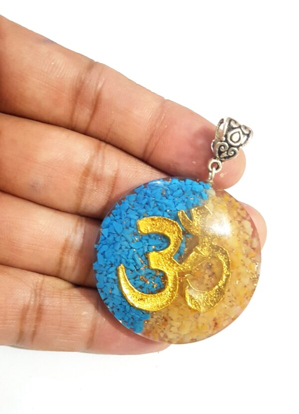 OM Symbol Orgone Pendants Lot of 10 Pendant, Sacred Symbol, Divine Protection, Spiritual Healing, Reiki Orgone Pendant - Image 11