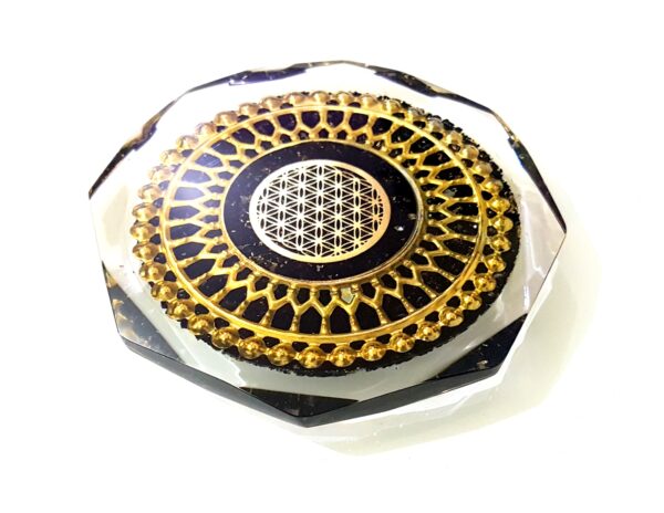 Agate Coaster- mini charging plate reiki infused EMF protection tea coaster - Image 7