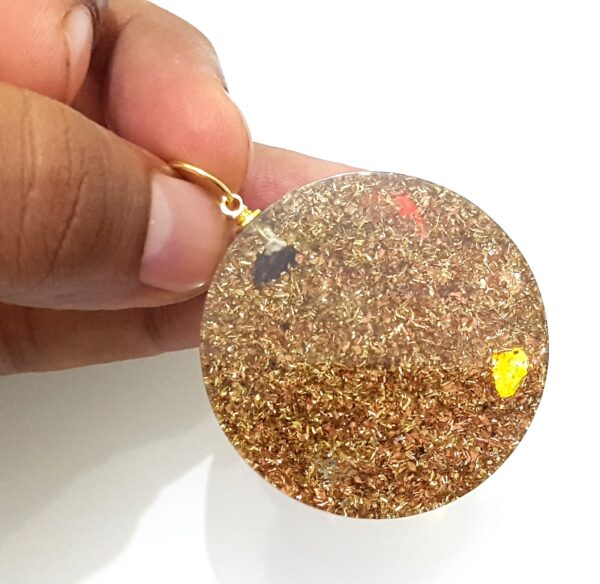 Tree of Life Chakra Chips Orgone Pendant Reiki Crystal Healing Metaphysical Pendant, Healing Chakra Crystal Pendant Cord, Beautiful Gift - Image 7