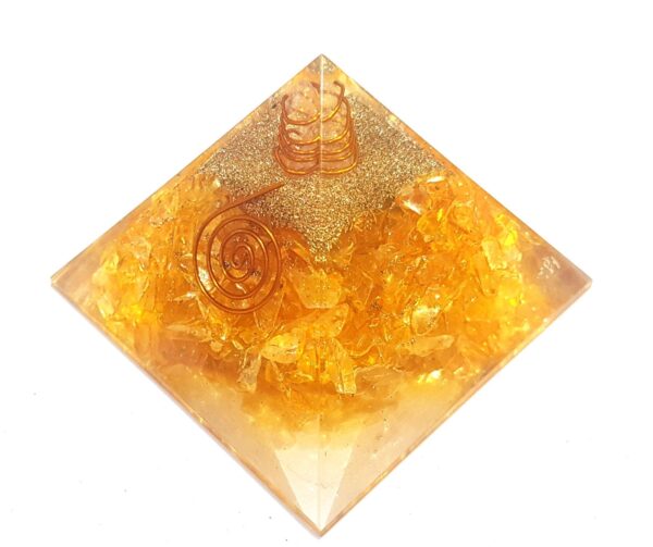 Citrine wealth prosperity emf protection aura energy pyramid