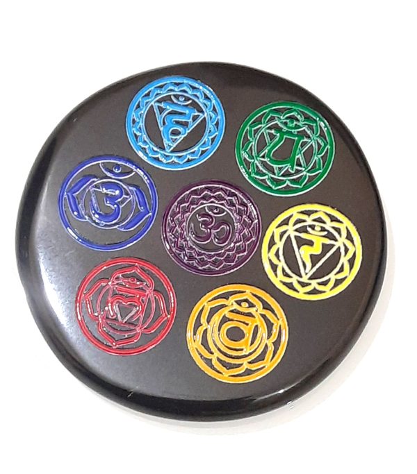 Black Tourmaline Reiki Signs Embossed Coaster with Wooden Box - Image 7