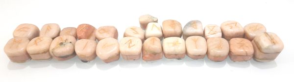 3 Layers bonded chakra natural stone tumbles engraved set 25 tumbles MOONSTONES