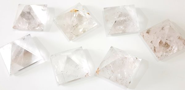 Natural Healing Chakra Crystal Pyramid AAA Pure Clear and Transparent Pyramid - Image 2